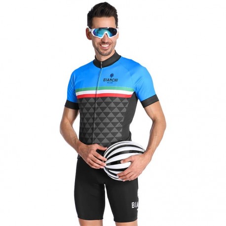 BIANCHI LETNI KOMPLET ROWEROWY MODEL 2019 BLUE