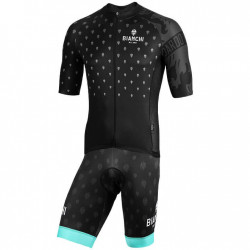 BIANCHI LETNI KOMPLET ROWEROWY MODEL 2019 BLACK