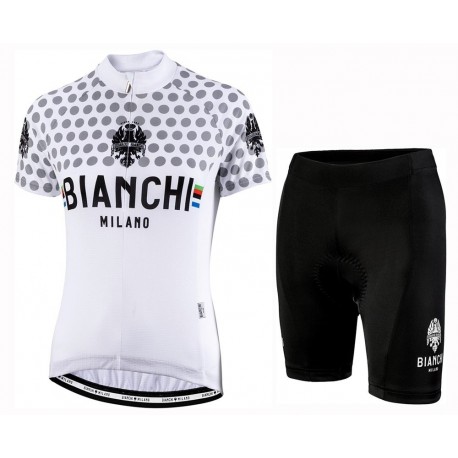 BIANCHI LETNI KOMPLET ROWEROWY MODEL 2019 WHITE