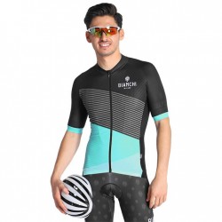 BIANCHI KOSZULKA ROWEROWA MODEL 2018/19 BLACK-BLUE