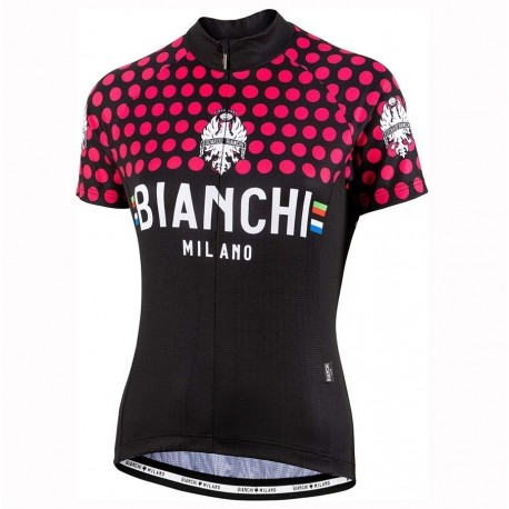 BIANCHI KOSZULKA ROWEROWA MODEL 2019 BLACK-RED