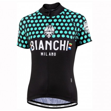 BIANCHI KOSZULKA ROWEROWA MODEL 2019 BLACK-GREEN