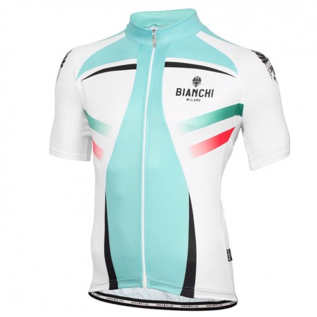 BIANCHI KOSZULKA ROWEROWA MODEL 2019 WHITE-GREEN