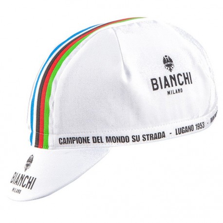BIANCHI CZAPKA ROWEROWA MODEL 2017/18 WHITE