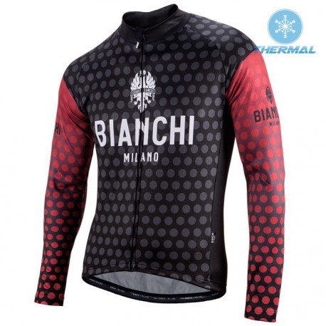 BIANCHI PROFESJONALNA BLUZA ROWEROWA 2016/17 BLACK-RED