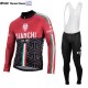 BIANCHI PROFESJONALNY DŁUGI KOMPLET ROWEROWY 2016/17 BLACK-GREEN