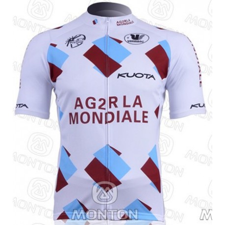 AG2R LA MONDIALE KOSZULKI ROWEROWE MODEL 2010/11
