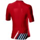 CASTELLI PROFESJONALNA KOSZULKA ROWEROWA 2018/19 RED