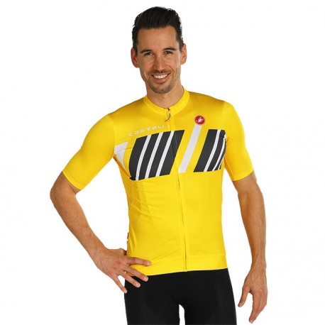 CASTELLI PROFESJONALNA KOSZULKA ROWEROWA 2019 YELLOW