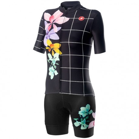 DAMSKI LETNI KOMPLET ROWEROWY CASTELLI 2018 BLACK