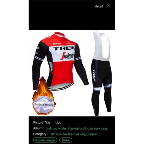 TREK DŁUGI KOMPLET ROWEROWY 2019 FLUO GREEN