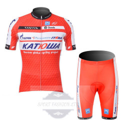 LETNI KOMPLET ROWEROWY KATUSHA MODEL 2012/13 RED
