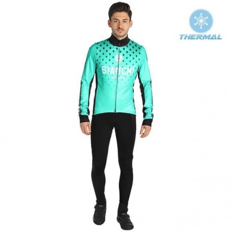 BIANCHI DŁUGI KOMPLET ROWEROWY MODEL 2019 BLACK