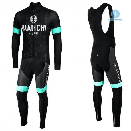 BIANCHI DŁUGI KOMPLET ROWEROWY MODEL 2020 BLACK