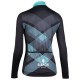 BIANCHI DAMSKA BLUZA ROWEROWA MODEL 2018 BLACK-BLUE