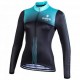 BIANCHI DAMSKA BLUZA ROWEROWA MODEL 2021 BLACK-BLUE