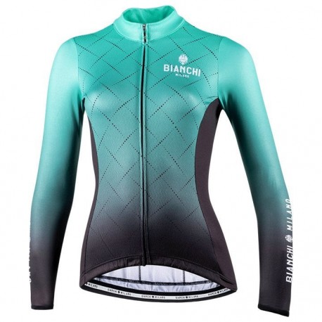 BIANCHI DAMSKA BLUZA ROWEROWA MODEL 2021 BLUE