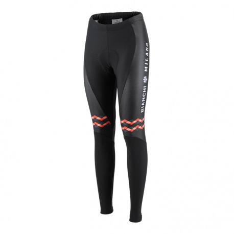 BIANCHI DAMSKIE SPODNIE ROWEROWE MODEL 2016/17 BLACK-RED