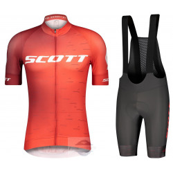 SCOTT LETNI KOMPLET ROWEROWY 2022 BLACK-WHITE