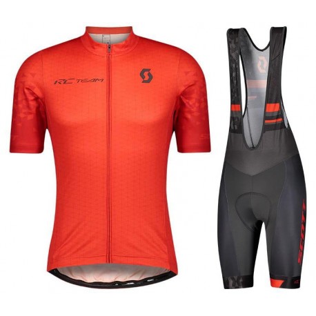SCOTT LETNI KOMPLET ROWEROWY 2021 RED