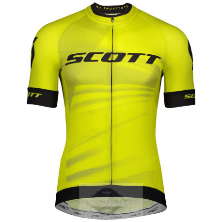 SCOTT KOSZULKA ROWEROWA MODEL 2020/21 YELLOW