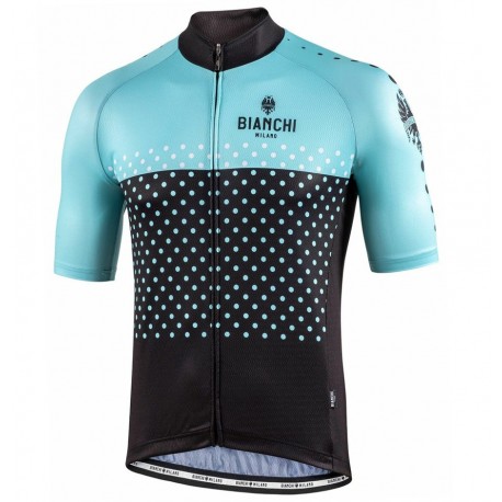 PROFESJONALNY LETNI KOMPLET ROWEROWY BIANCHI 2014 BLACK-BLUE Z SZELKAMI