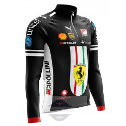 PROFESJONALNA ZIMOWA BLUZA ROWEROWA FERRARI 2013/2014