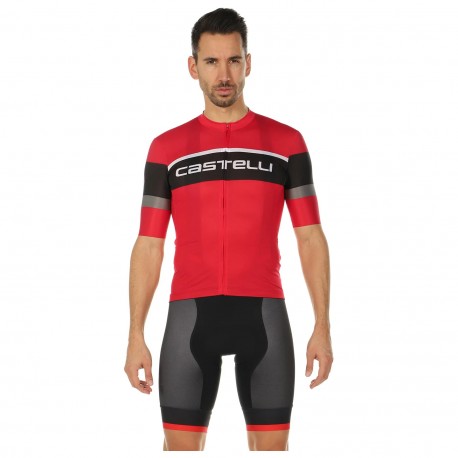 CASTELLI LETNI KOMPLET ROWEROWY 2020/21 RED