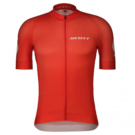SCOTT KOSZULKA ROWEROWA MODEL 2022/23 RED
