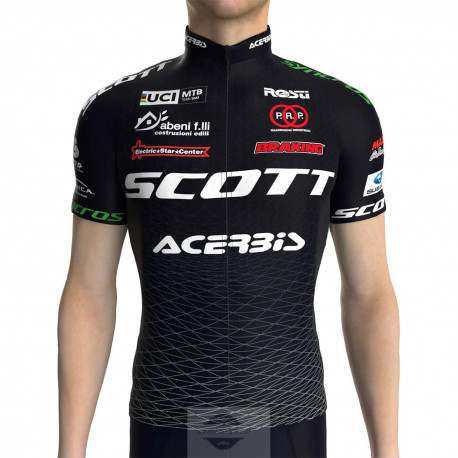 SCOTT KOSZULKA ROWEROWA MODEL 2023 BLACK