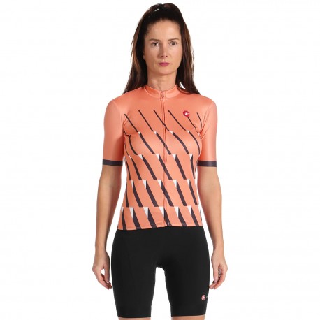 CASTELLI DAMSKI KOMPLET ROWEROWY MODEL 2022 RED