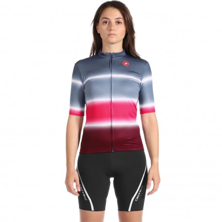 CASTELLI DAMSKI KOMPLET ROWEROWY MODEL 2022 RED