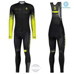 SCOTT DŁUGI KOMPLET ROWEROWY 2020/21 BLACK-YELLOW