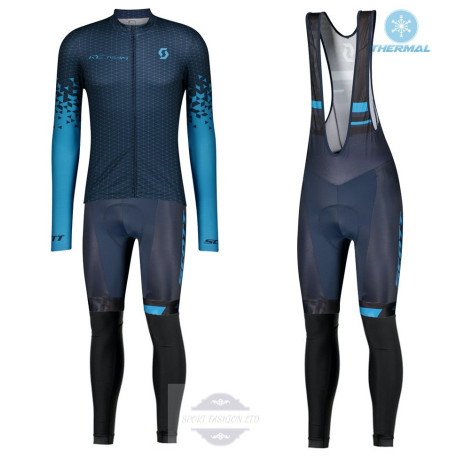 SCOTT DŁUGI KOMPLET ROWEROWY 2021 BLACK-YELLOW