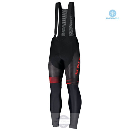 SCOTT SPODNIE ROWEROWE MODEL 2019 BLACK-RED