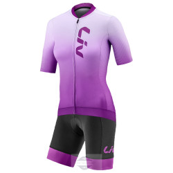 LIV DAMSKI LETNI KOMPLET ROWEROWY MODEL 2024 WHITE-PURPLE