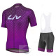 LIV DAMSKI LETNI KOMPLET ROWEROWY MODEL 2022 PURPLE