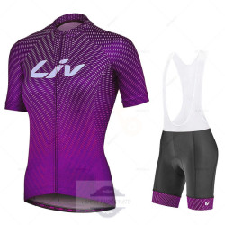 LIV DAMSKI LETNI KOMPLET ROWEROWY MODEL 2022 PURPLE