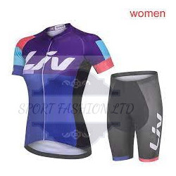 LIV DAMSKI LETNI KOMPLET ROWEROWY MODEL 2022/23 BLUE