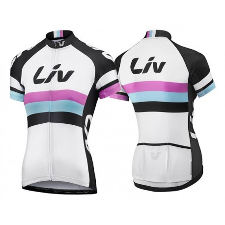 LIV DAMSKA KOSZULKA ROWEROWA MODEL 2019/20 WHITE
