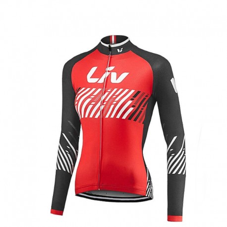 LIV DAMSKA BLUZA ROWEROWA MODEL 2020/21 RED