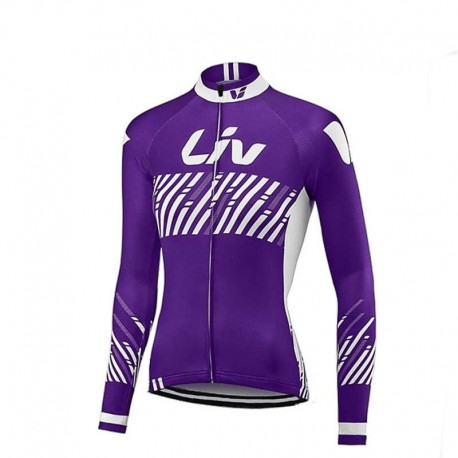 LIV DAMSKA BLUZA ROWEROWA MODEL 2020/21 PURPLE