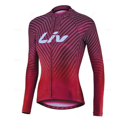 LIV DAMSKA BLUZA ROWEROWA MODEL 2022 RED
