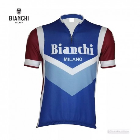 BIANCHI KOSZULKA ROWEROWA MODEL 2022/23 BLUE