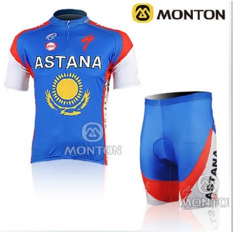 PROFESJONALNY LETNI KOMPLET ROWEROWY ASTANA MODEL LATO 2010 2 WZORY