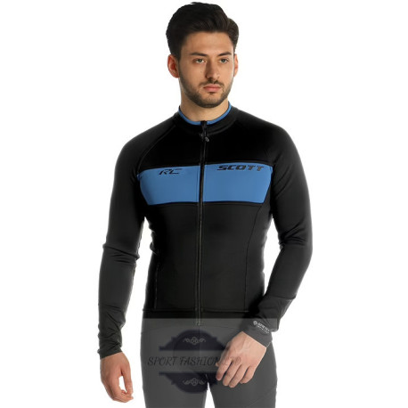 SCOTT BLUZA ROWEROWA MODEL 2023/24 BLACK-BLUE
