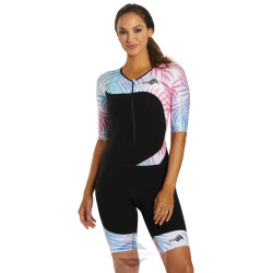 ZONE3 DAMSKI KOMBINEZON ROWEROWY MODEL 2024 BLACK