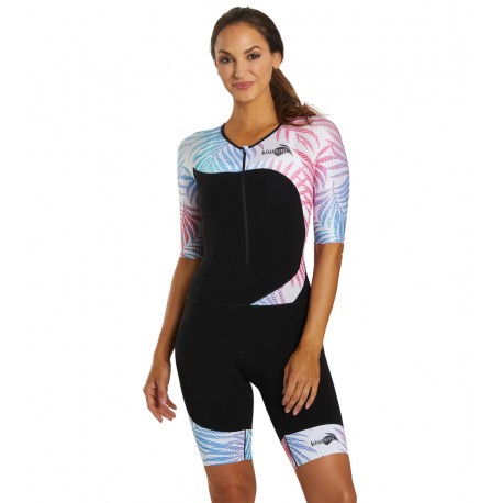 ZONE3 DAMSKI KOMBINEZON ROWEROWY MODEL 2024 BLACK