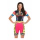 WOOM DAMSKI KOMBINEZON ROWEROWY MODEL 2024 RED