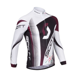 PROFESJONALNA BLUZA ROWEROWA SCOTT MODEL 2013 WHITE-PURPLE